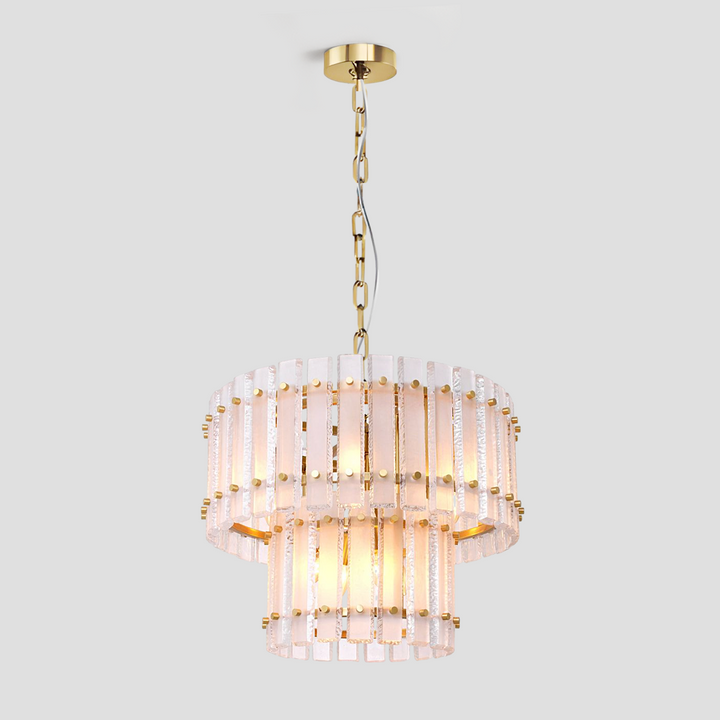Mervice Classical Round Glass Chandelier