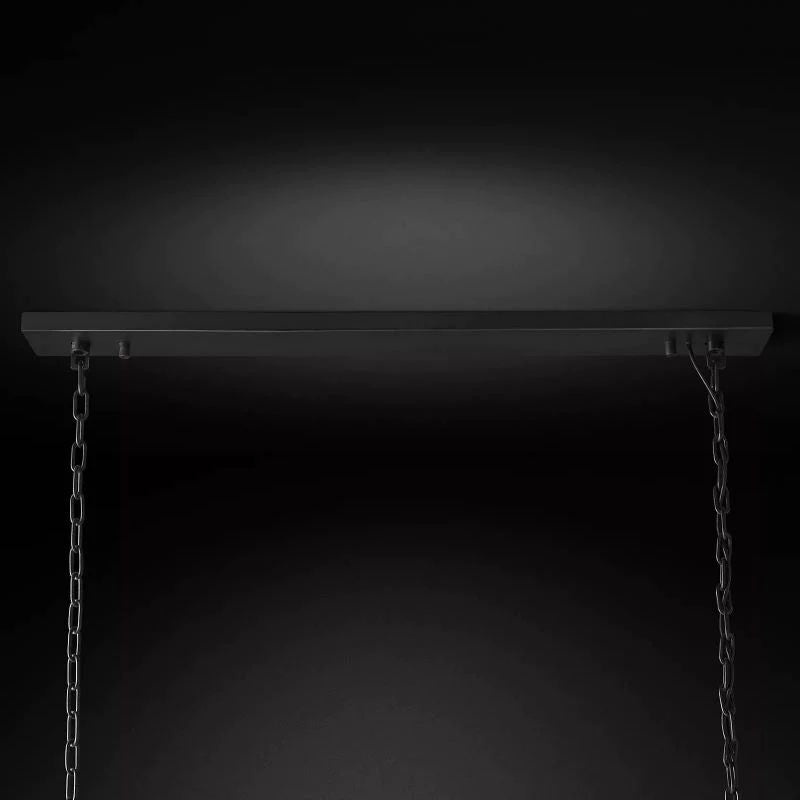 1920s Tedem Rectangular Dining Room Chandelier 72"