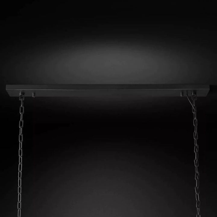 1920s Tedem Rectangular Dining Room Chandelier 72"