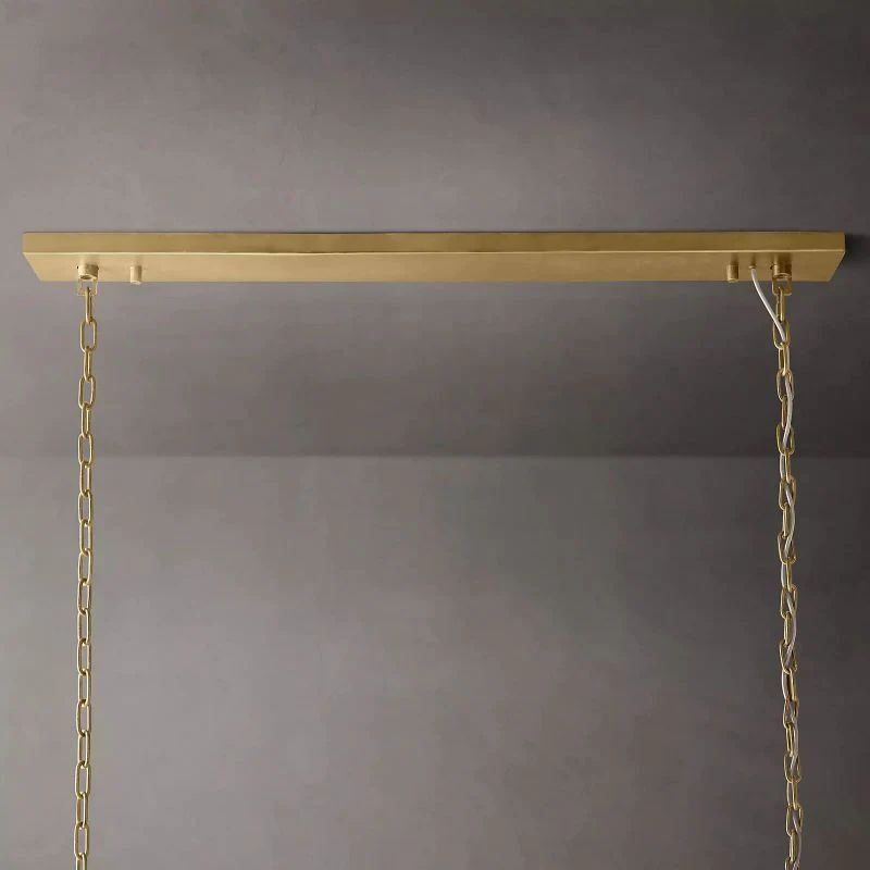 1920s Tedem Rectangular Dining Room Chandelier 72"
