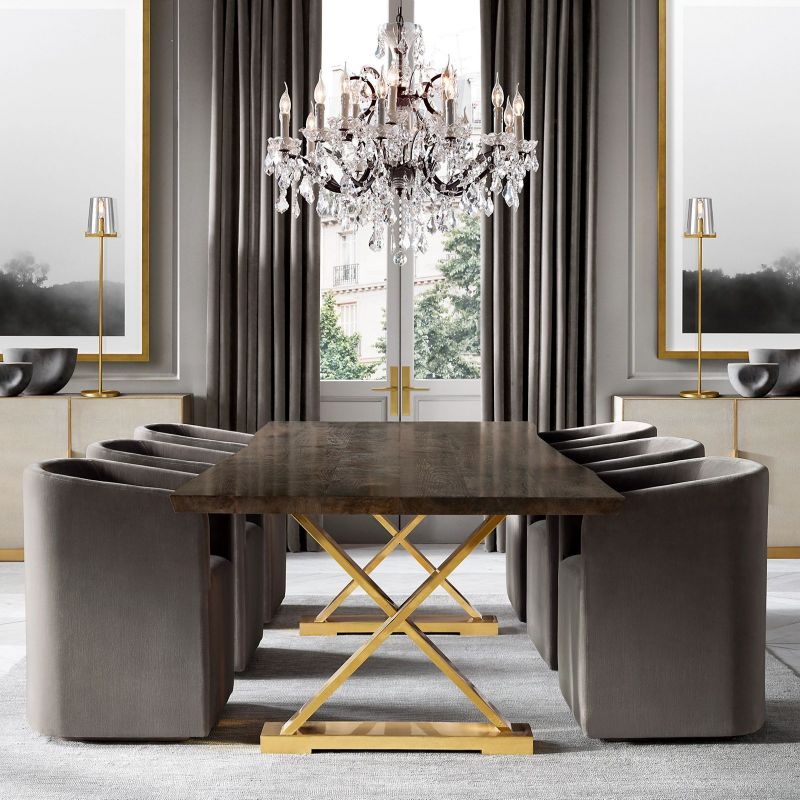 19TH Crystal Round Chandelier 60"