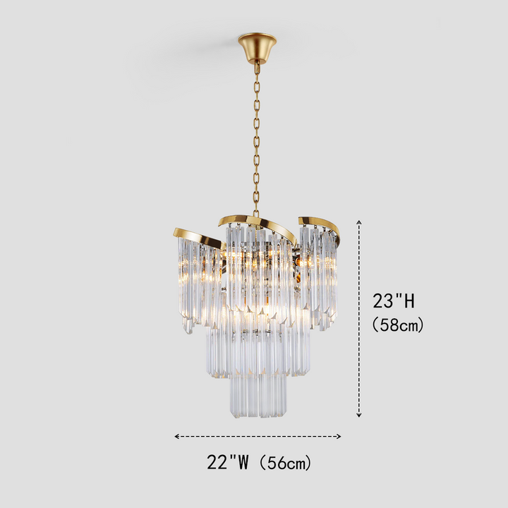Galy Flow Crystal Chandelier