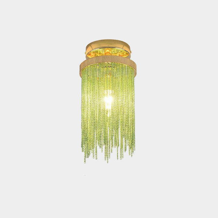 Aluminum Tassel Flushmount for House
