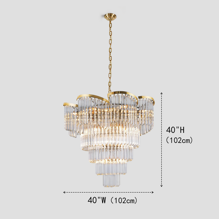 Galy Flow Crystal Chandelier