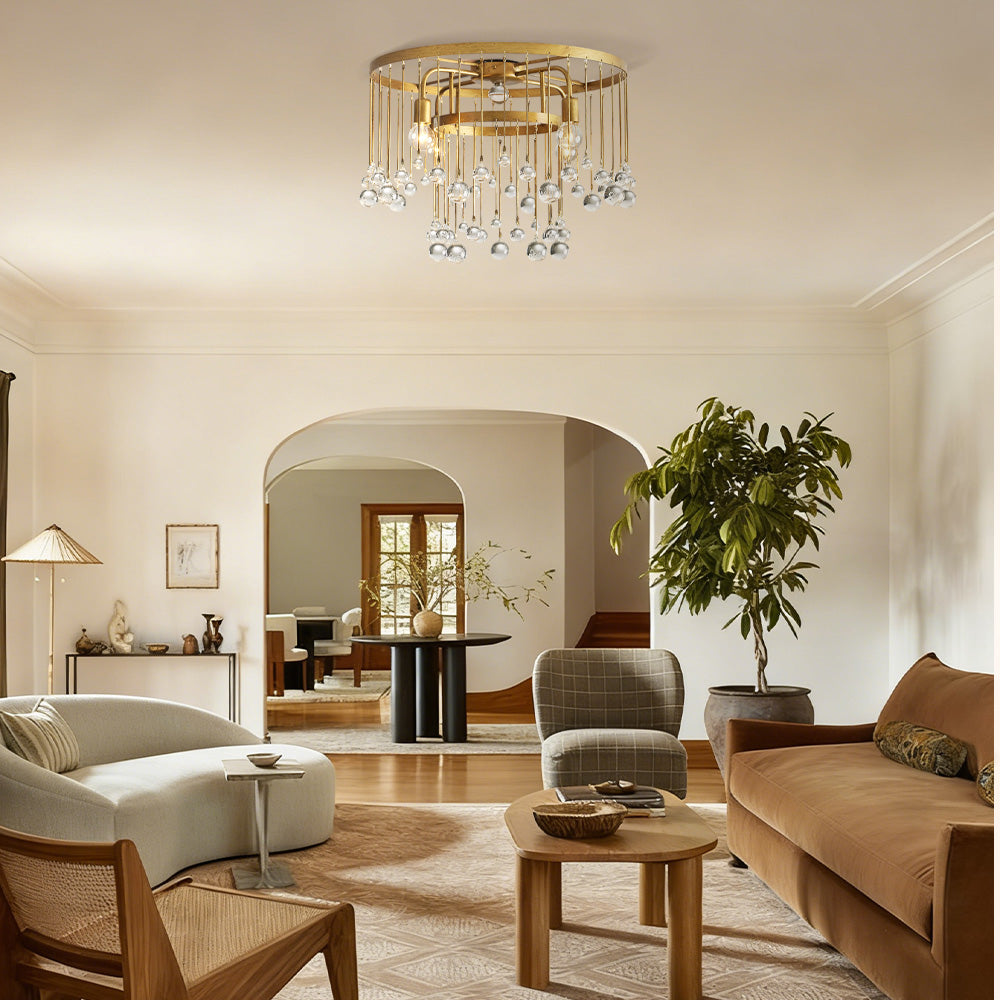 Hanson Glass Flushmount