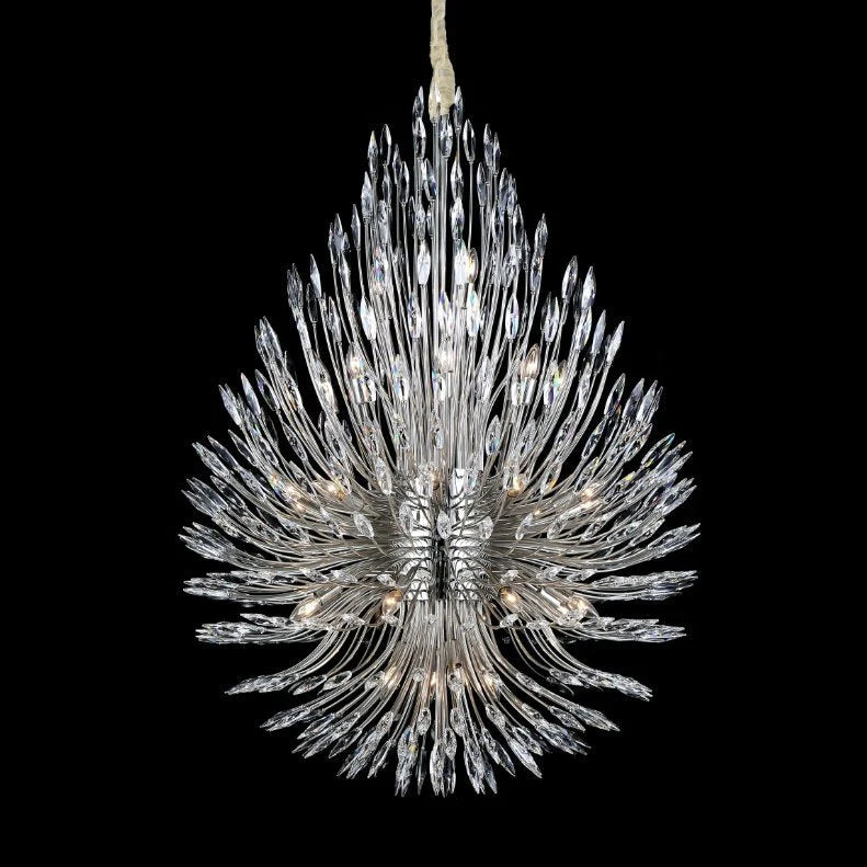 Levi Starburst Crystal Sputnik Chandelier 43"W