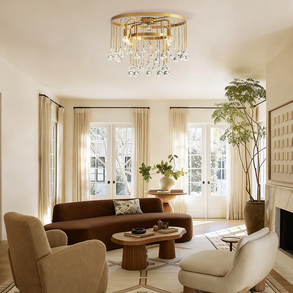 Hanson Glass Flushmount