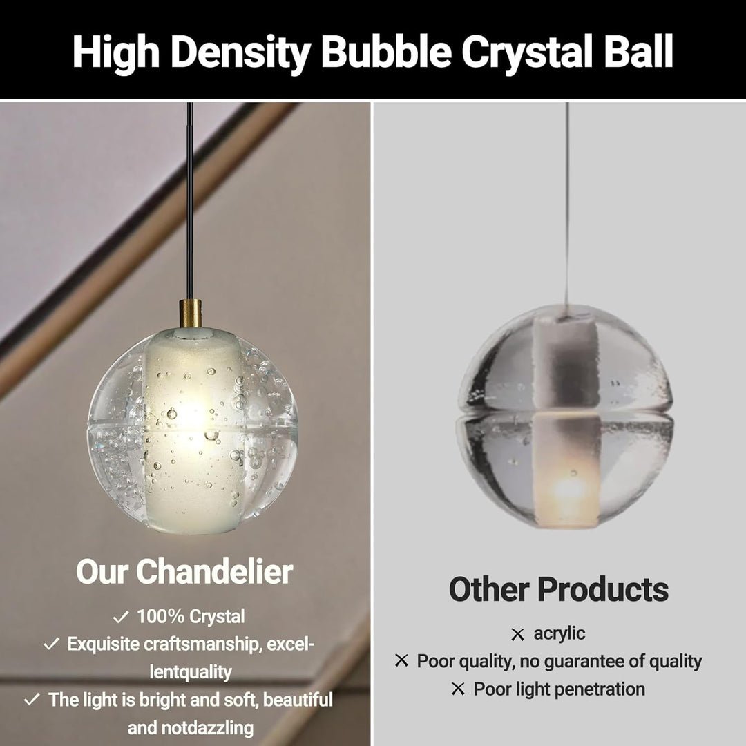 Nina Ball 14-Light High Ceiling Chandelier