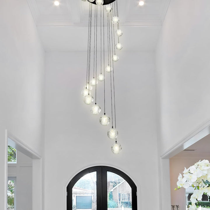 Nina Ball 14-Light High Ceiling Chandelier