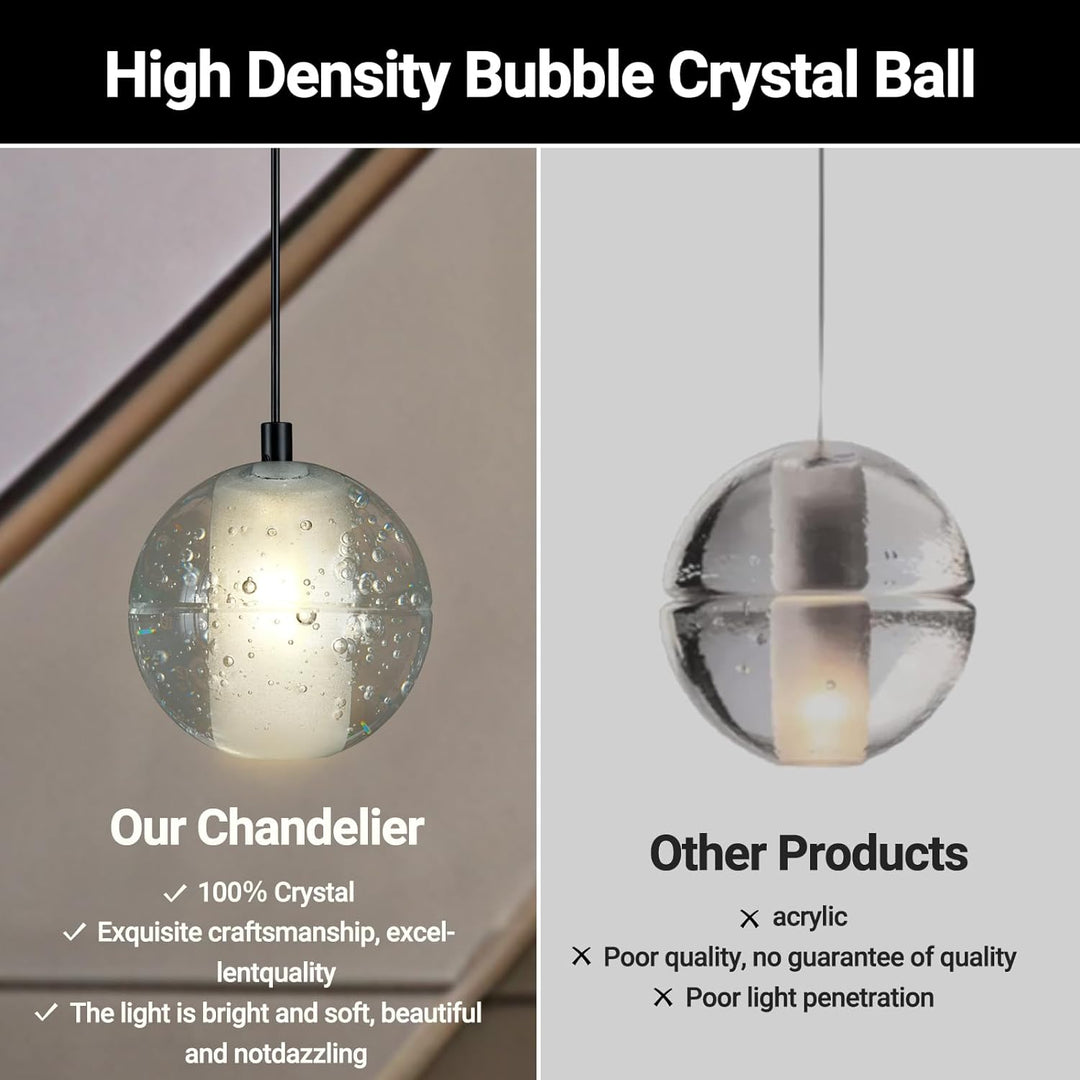 Nina Ball 14-Light High Ceiling Chandelier