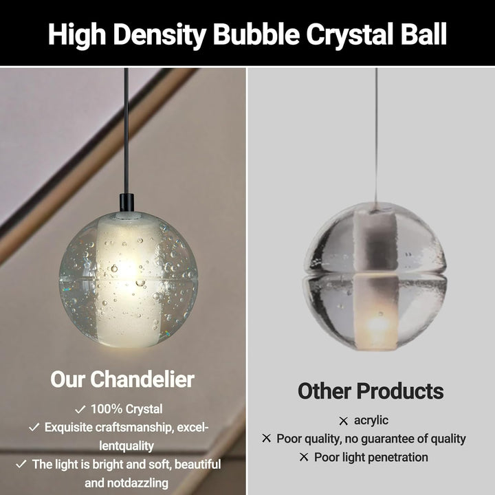 Nina Ball 14-Light High Ceiling Chandelier