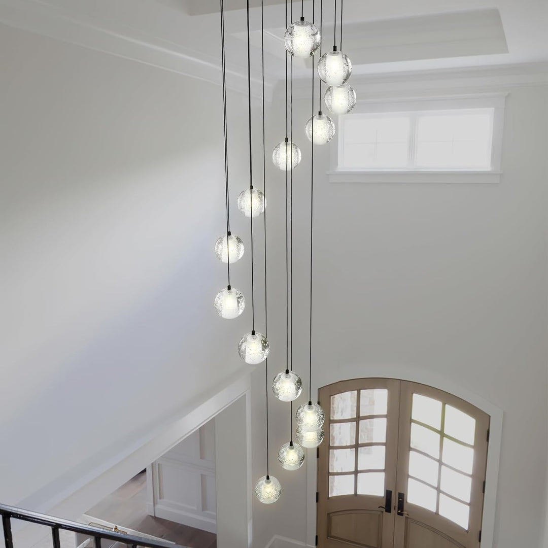 Nina Ball 14-Light High Ceiling Chandelier