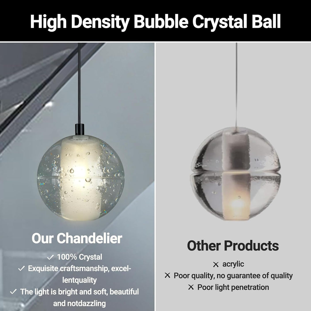 Nina Ball 14-Light High Ceiling Chandelier