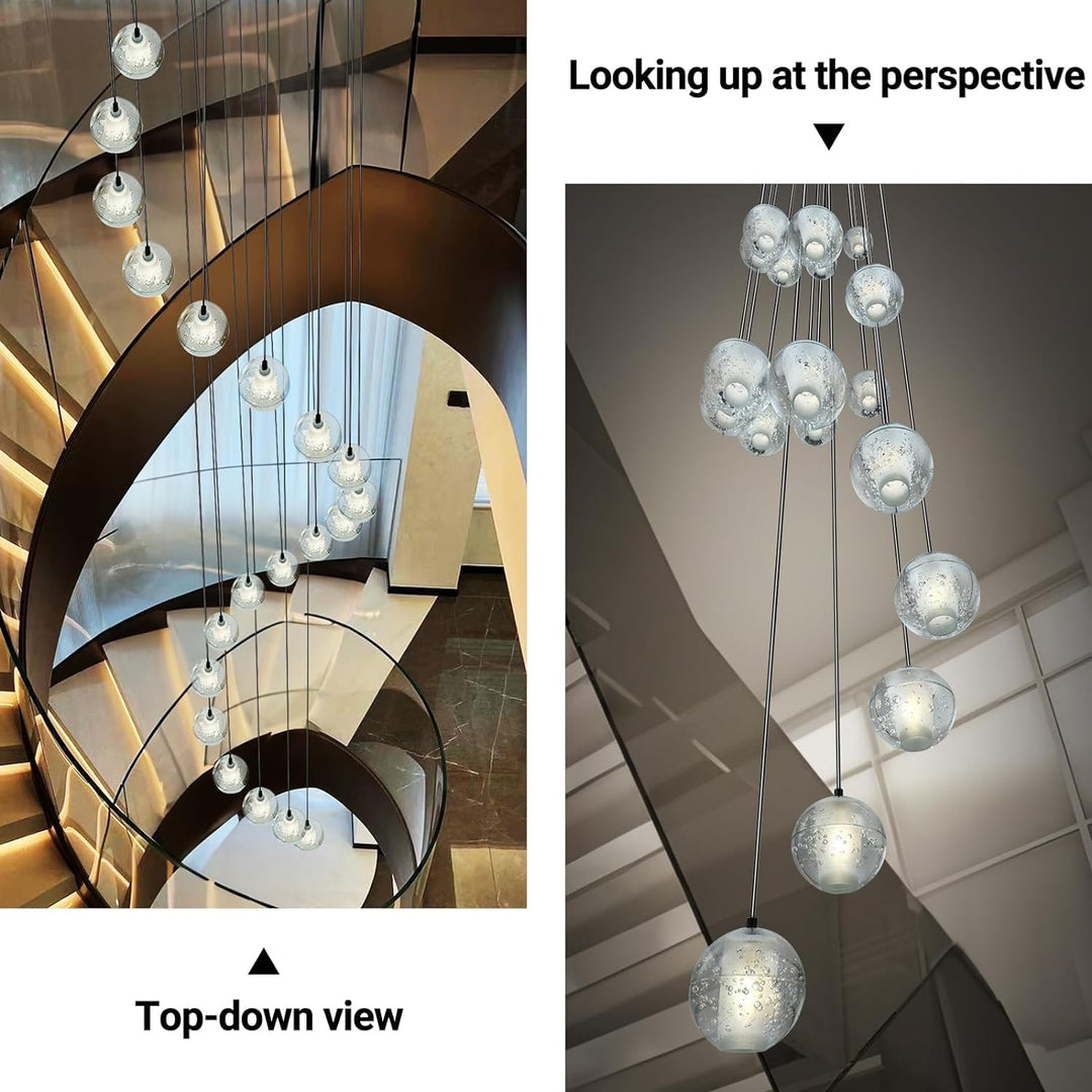 Nina Ball 14-Light High Ceiling Chandelier