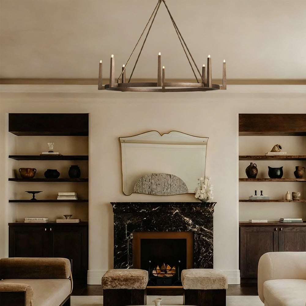 Emmet Round Chandelier 54"