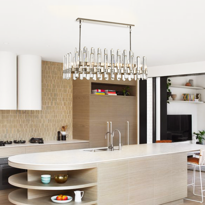 Abigail Crystal Linear Chandelier