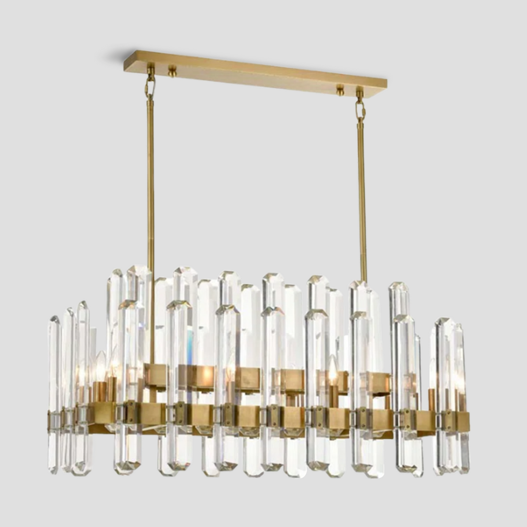 Abigail Crystal Linear Chandelier