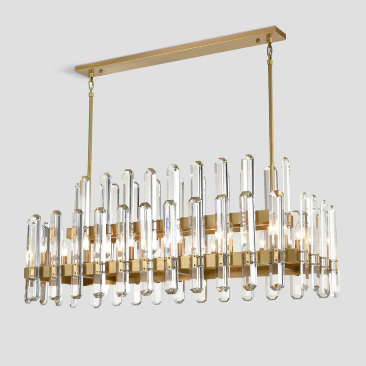 Abigail Crystal Linear Chandelier