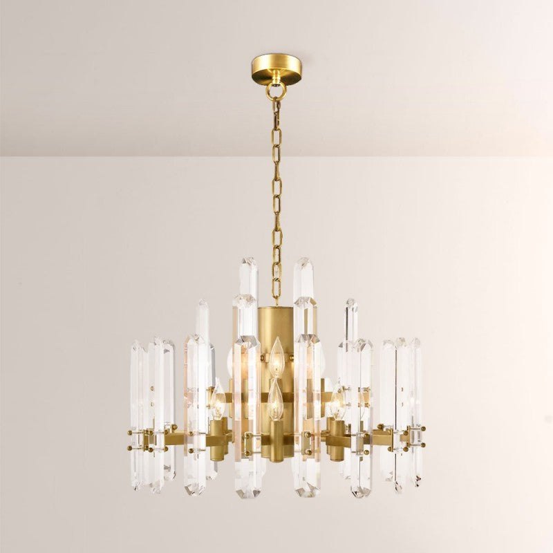Abigail Prism Round Chandelier 24"