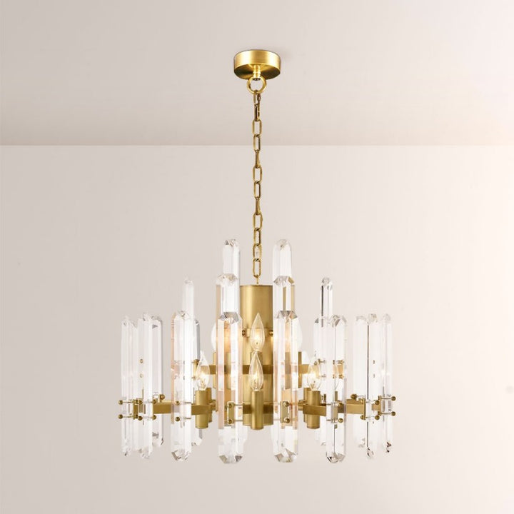 Abigail Prism Round Chandelier 24"