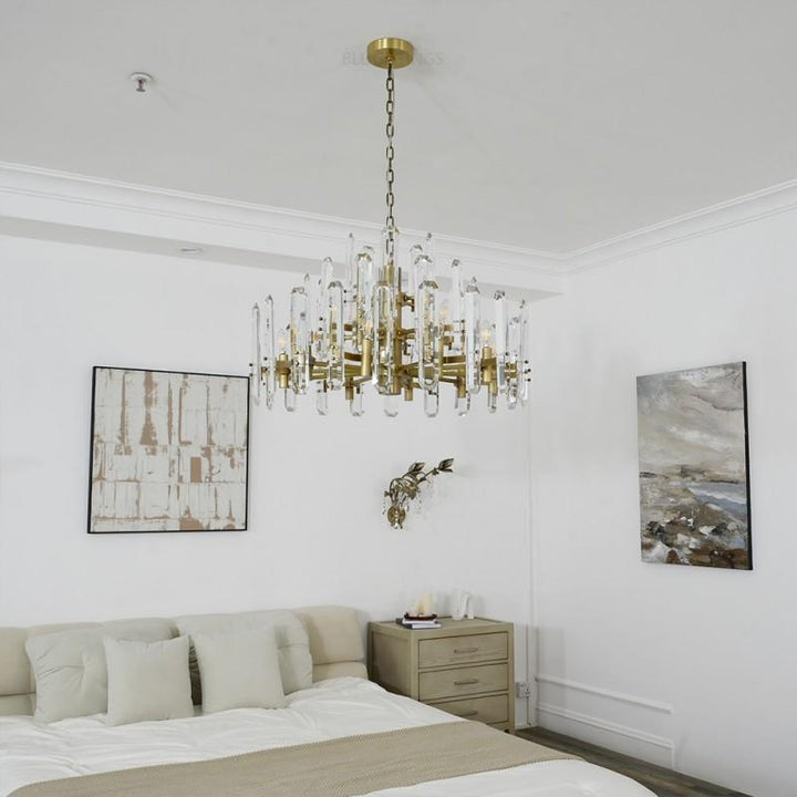 Abigail Prism Round Chandelier 24"