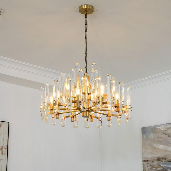 Abigail Prism Round Chandelier 24"