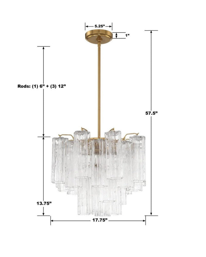 Addien 4-Light Chandelier