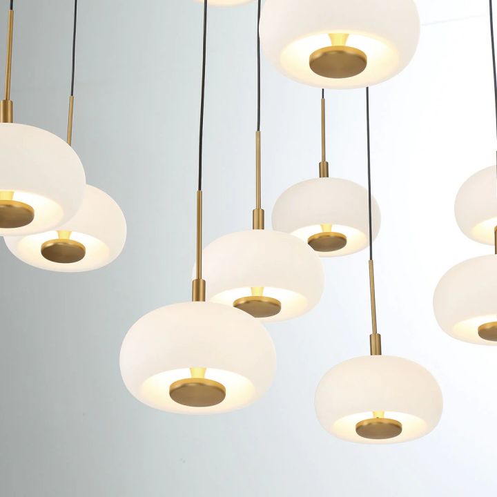 Adelly 8 Light Rectangular LED Chanderlier