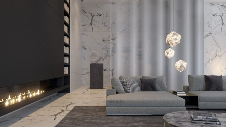 Alabaster Mete Chandelier