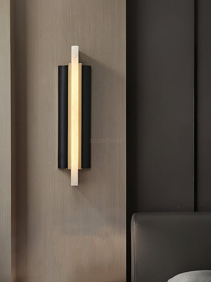 Alabaster Timide Slim Wall Sconce