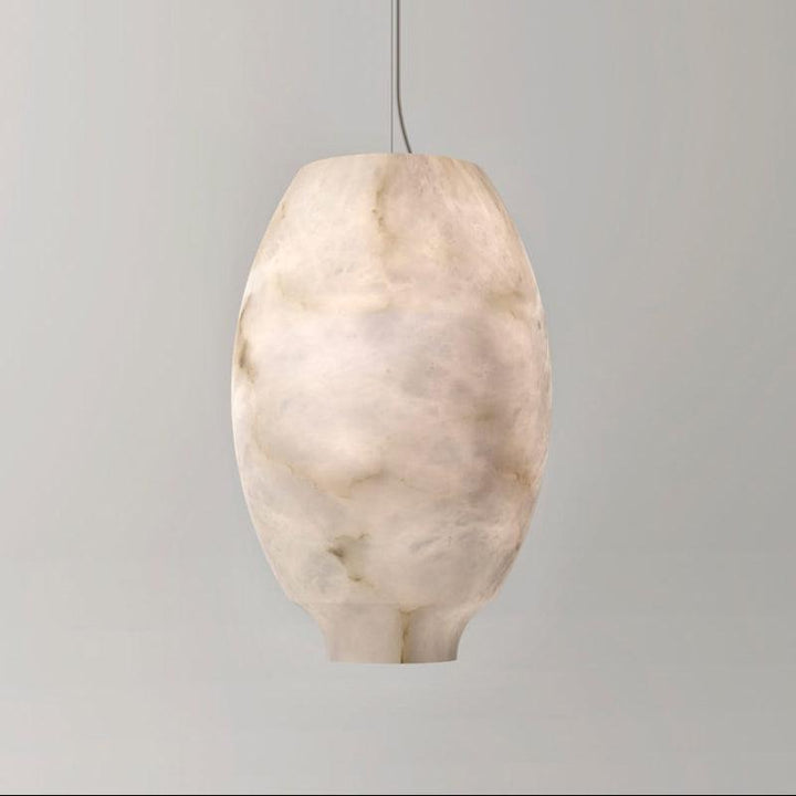 Alabaster Lantern Round Pendant