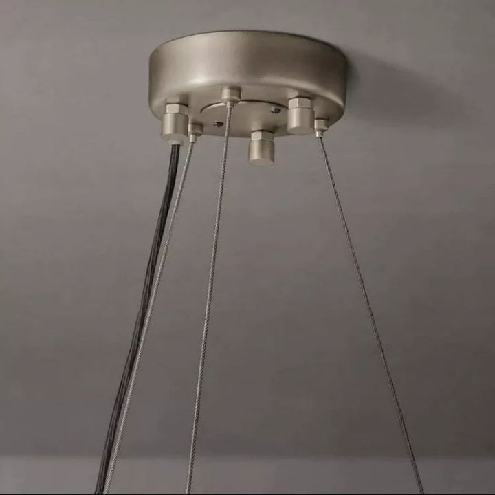 Alison Crystal Round LED Chandelier 59"
