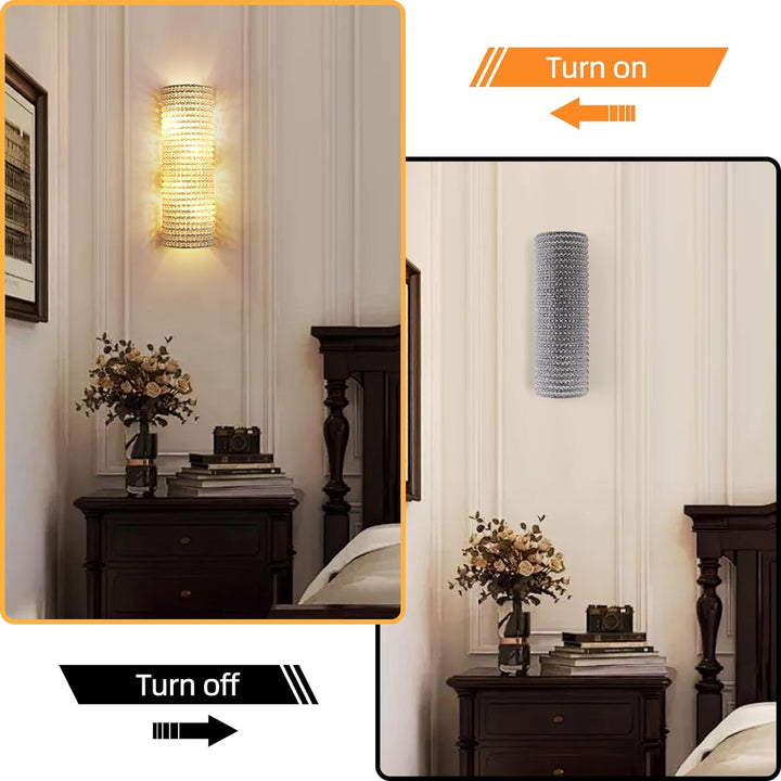 Alison K9 Crystal Wall Sconce 21"