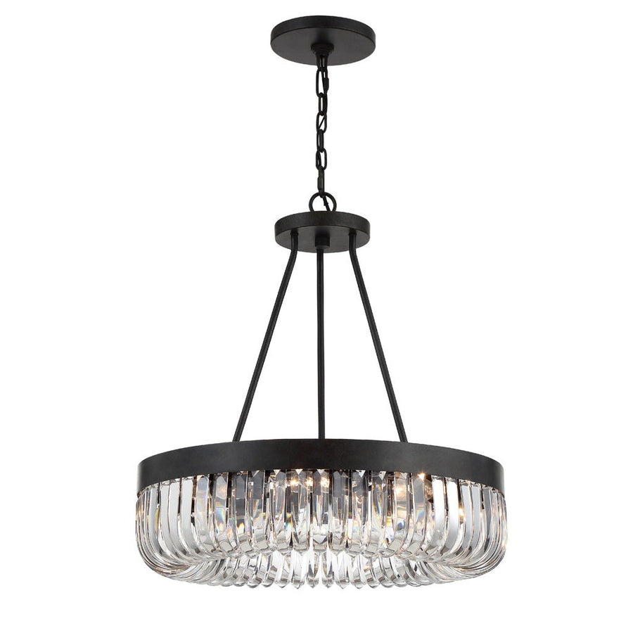 Alister 1-Tier 8-Light Round Chandelier 23"