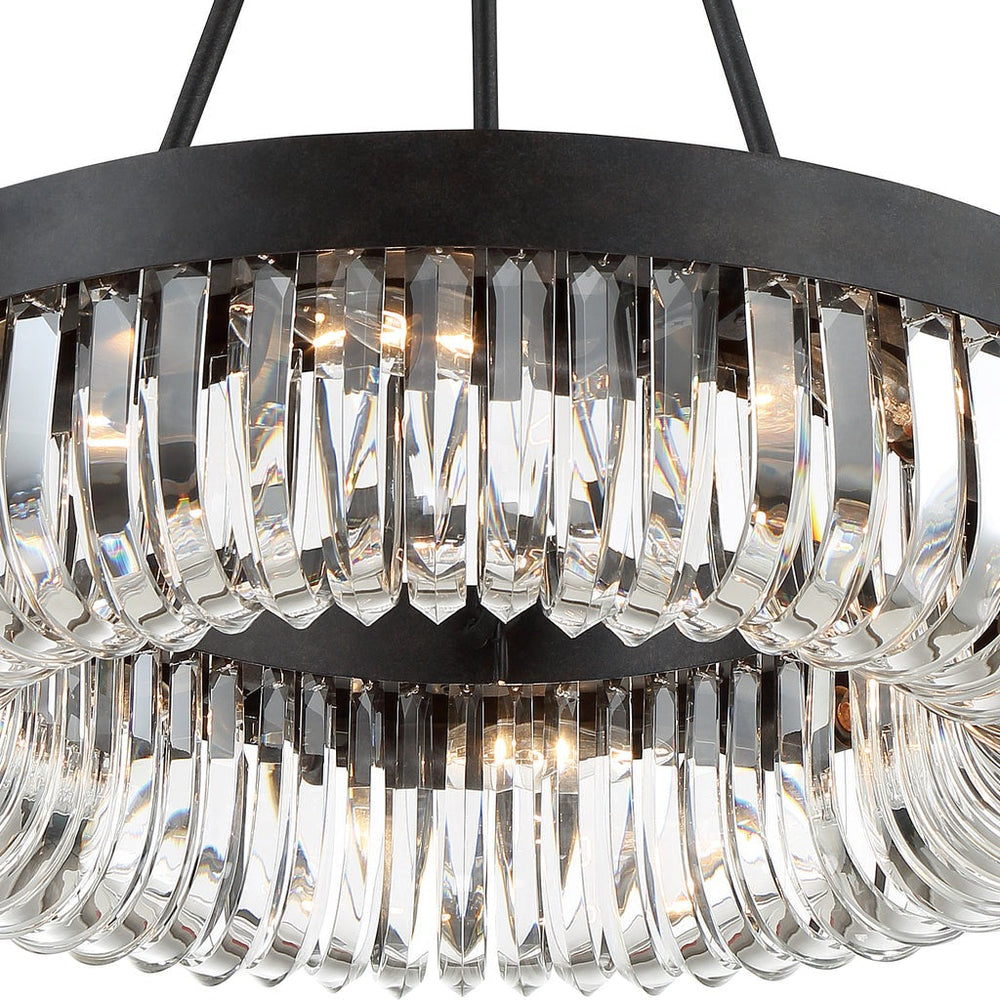 Alister 1-Tier 8-Light Round Chandelier 23"