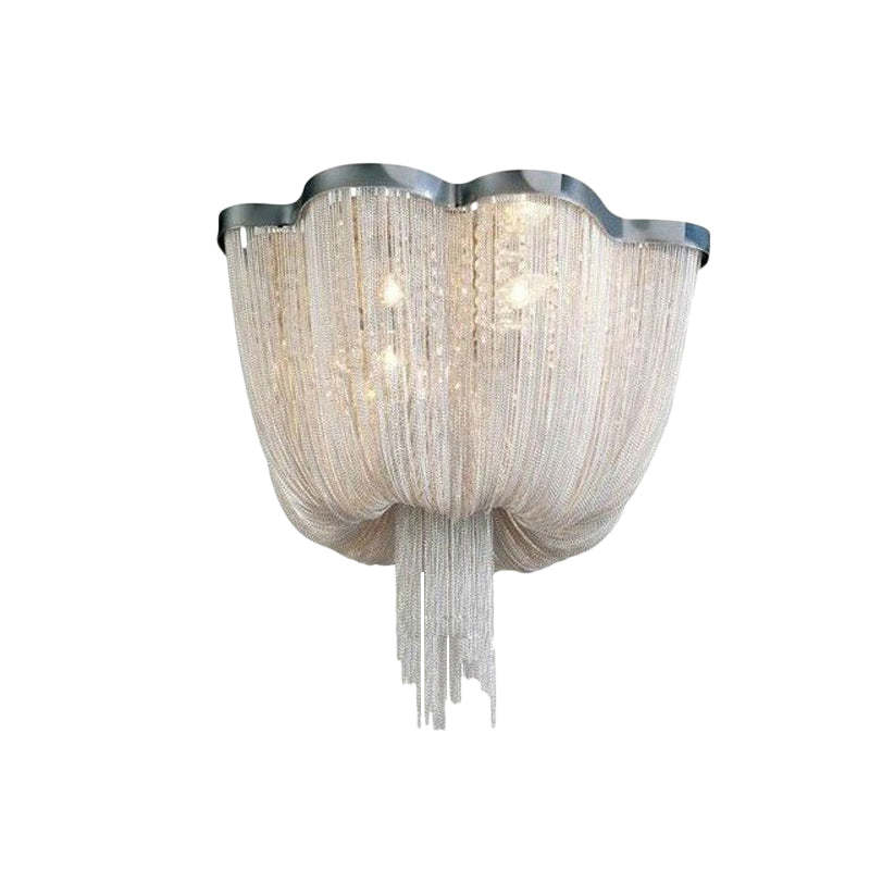 Aluminum Tassel Ceiling Light Post-Modern Chandelier Chain Light