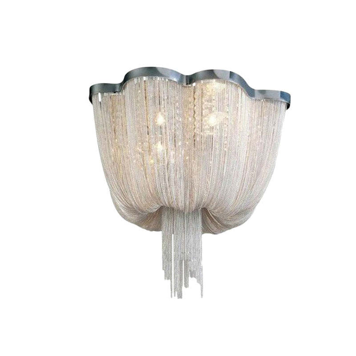 Aluminum Tassel Ceiling Light Post-Modern Chandelier Chain Light