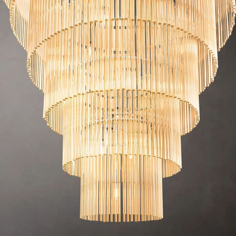 Amadeo Grand Glass Chandelier 36"