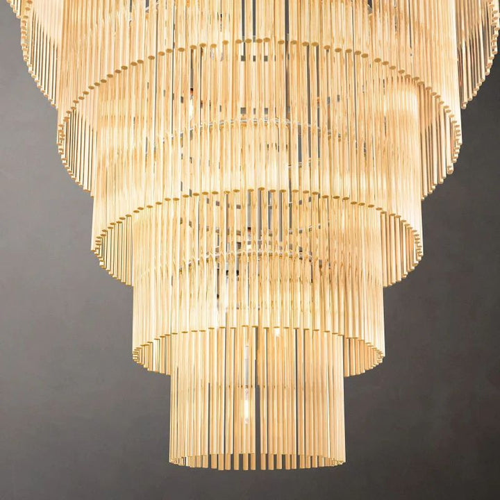 Amadeo Grand Glass Chandelier 36"