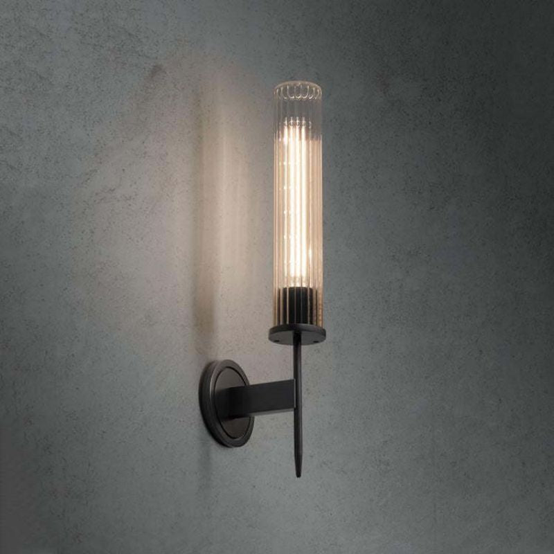 Amorra Single Head Crystal Shade Candlestick Wall Sconce