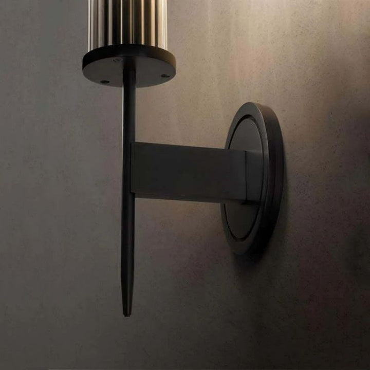 Amorra Single Head Crystal Shade Candlestick Wall Sconce