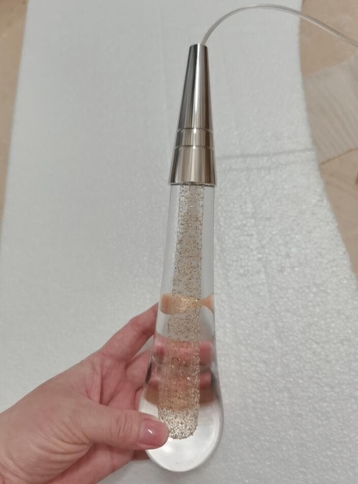 Amoy Glass Staircase Chandelier 49 Lights