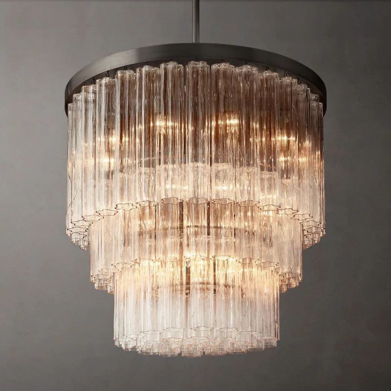 Ancelotti 3-Tier Round Dining Room Chandelier 36”