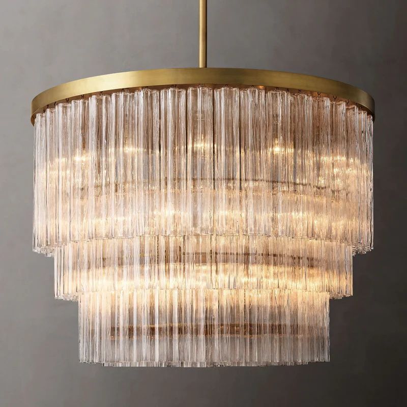 Ancelotti 3-Tier Round Living Room Chandelier 48”