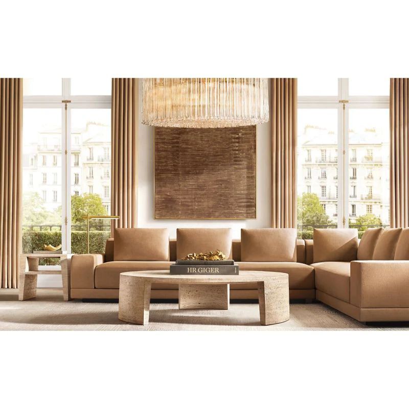 Ancelotti Glass Round Chandelier 48"