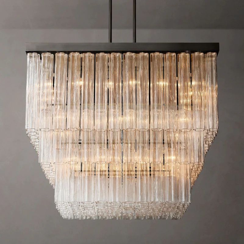 Ancelotti Square Chandelier 45” For Living Room