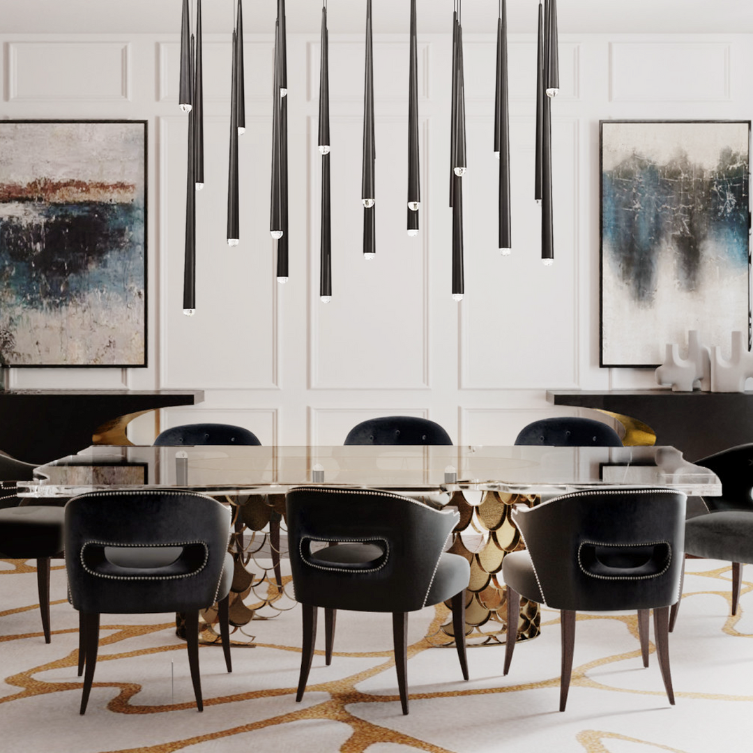 Aquite Rectangle Tubular Pendant