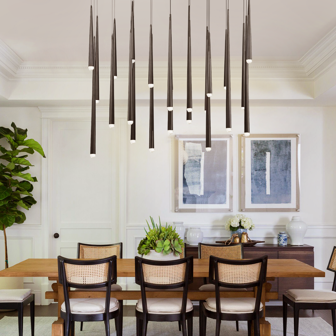 Aquite Rectangle Tubular Pendant