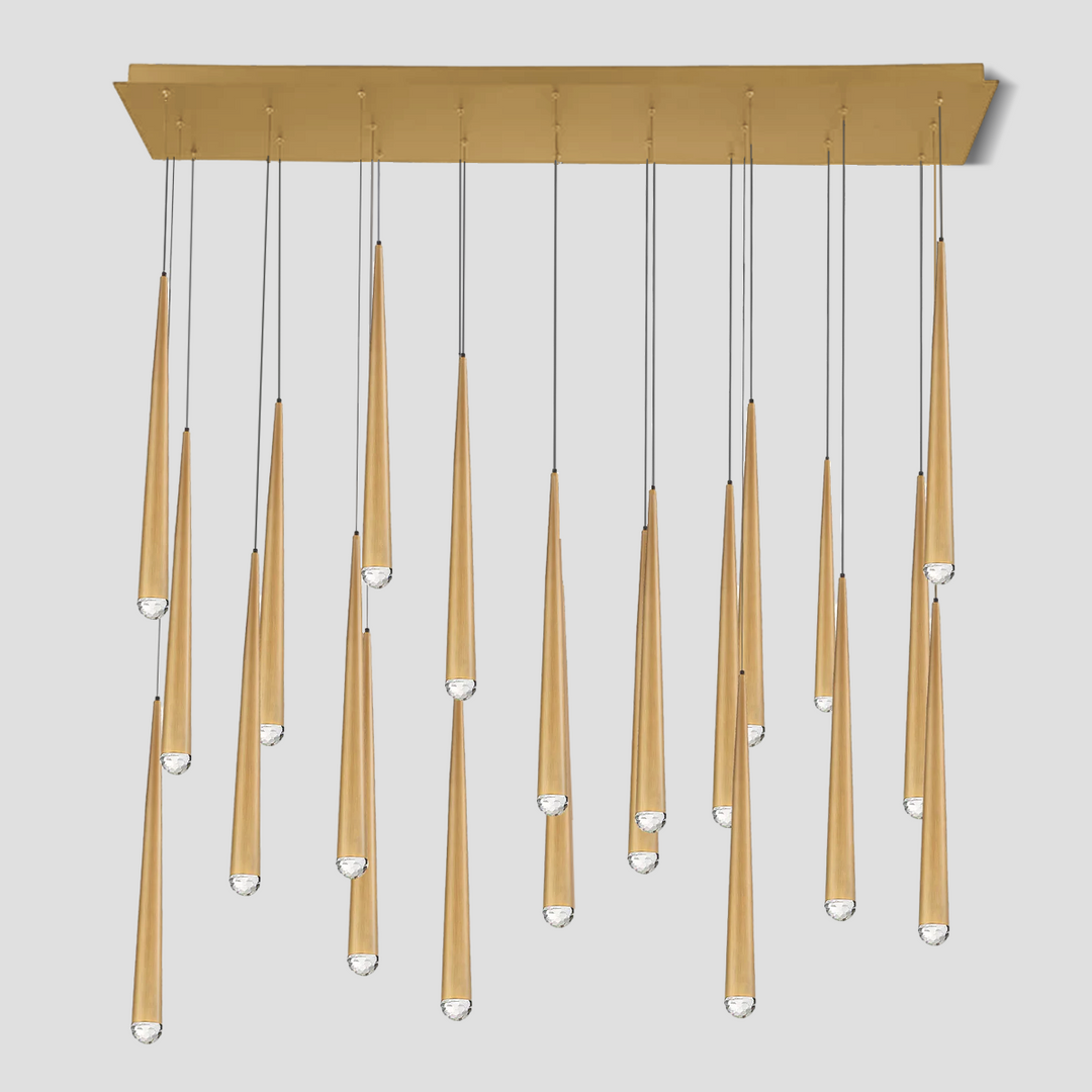 Aquite Rectangle Tubular Pendant