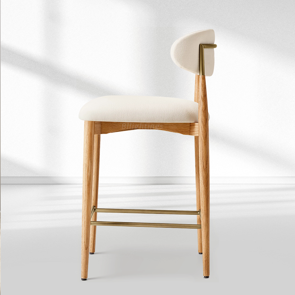 Arhny Fabric Bar Stool